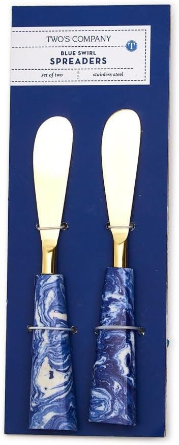 BLUE SWIRL SPREADERS