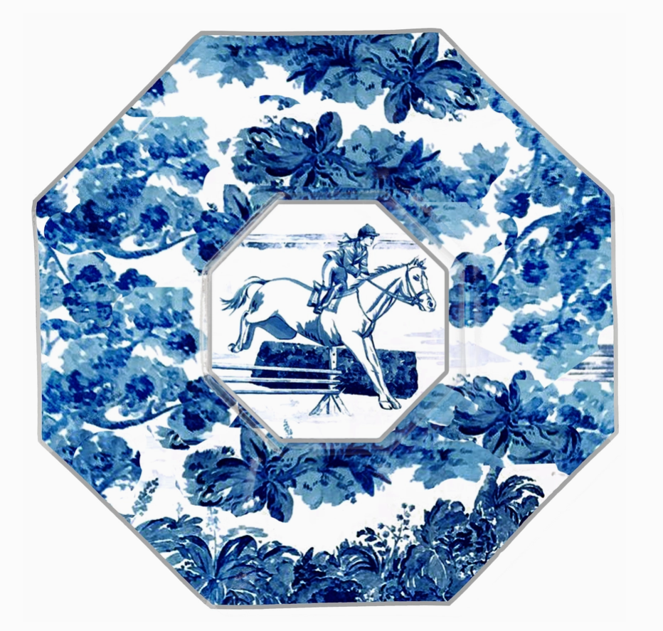 EQUESTRIAN JUMPER TOILE PLATE