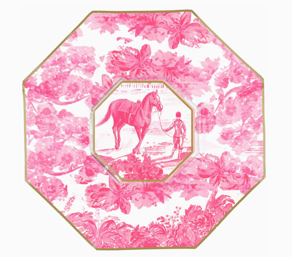 EQUESTRIAN JUMPER TOILE PLATE